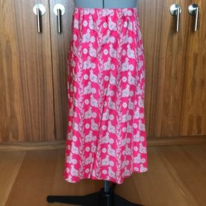 GAP 100% silk skirt elastic waist band